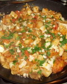 Рагу из патиссонов