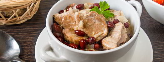 рагу из свиной вырезки с фасолью. Шаг 12