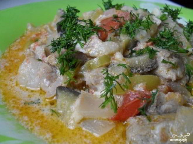 Рецепт рагу с мясом и овощами