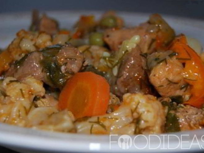 Рецепт рагу с мясом в мультиварке