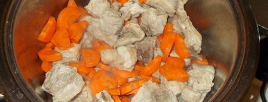 свиное рагу с морковью и булгуром. Шаг 7