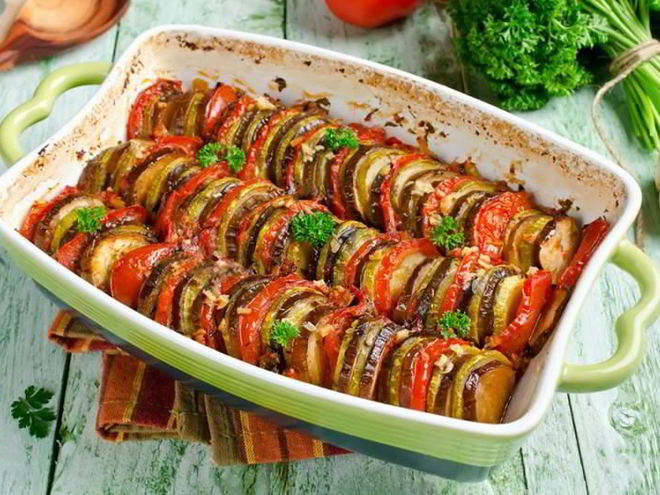 Рецепт рататуя из баклажанов