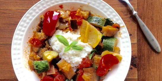 Рататуй с баклажанами