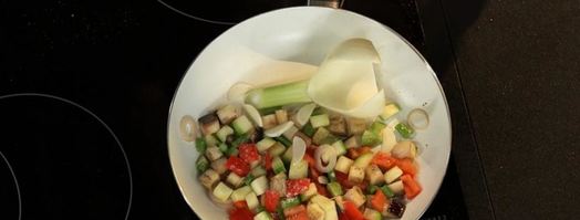 рататуй с фенхелем и свиной корейкой. Шаг 5