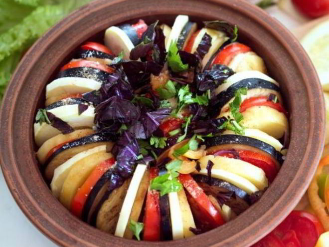 Рецепт рататуя с картофелем