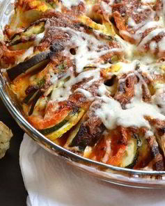 Рататуй с моцареллой