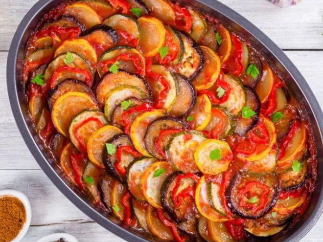 Рецепт рататуя с мясом