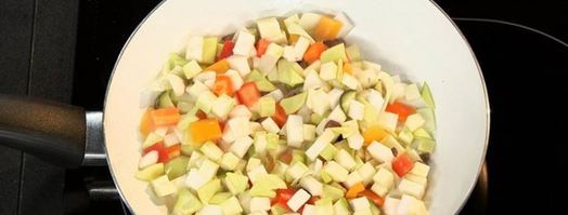 рататуй с судаком в белом вине. Шаг 5