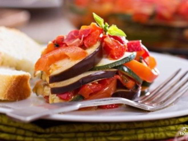 Рецепт рататуя в духовке