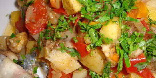 Рататуй в микроволновке