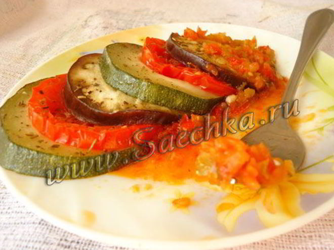 Рецепт рататуя