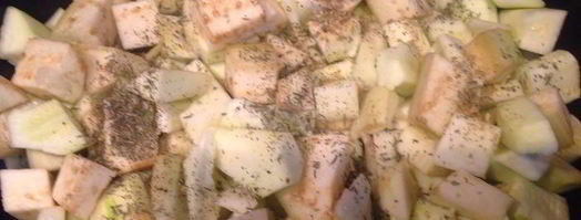 стейк с гарниром рататуй. Шаг 4