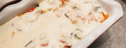 яркий рататуй с семгой. Шаг 12