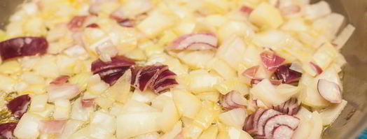 яркий рататуй с семгой. Шаг 4