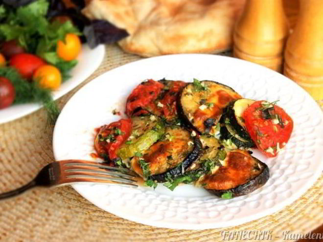 Рецепт экспресса рататуй из запеченных овощей