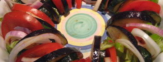 запеченные овощи рататуй с острой телятиной. Шаг 3