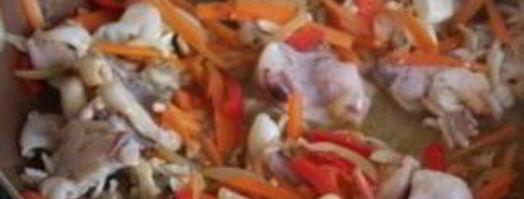 рисовая лапша с морепродуктами. Шаг 5