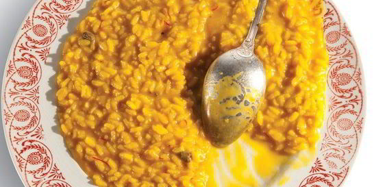 Ризотто по-милански с шафраном