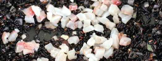 ризотто с белой рыбой венере. Шаг 7