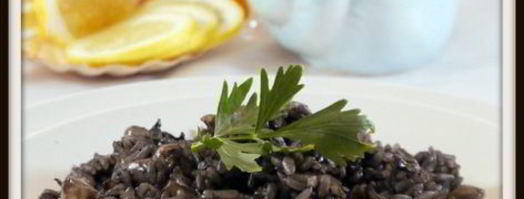 ризотто с чернилами каракатицы. Шаг 6