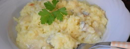 ризотто с горгонзолой и шафраном. Шаг 8