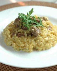 Ризотто с говядиной