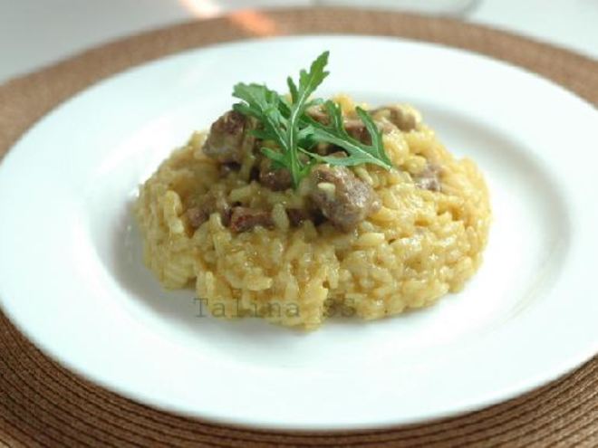Рецепт ризотто с говядиной