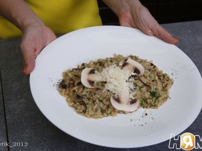 Рецепт ризотто с грибами
