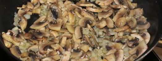 ризотто с кальмарами и шампиньонами. Шаг 5