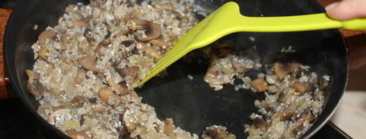 ризотто с кальмарами и шампиньонами. Шаг 6