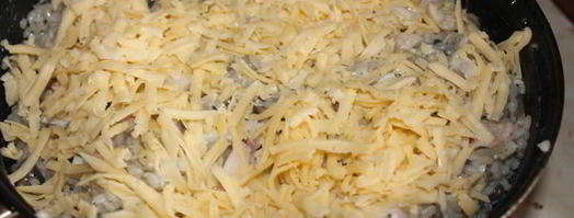 ризотто с кальмарами и шампиньонами. Шаг 11