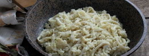 ризотто с кальмарами. Шаг 20