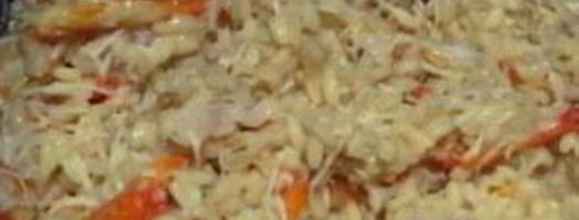 ризотто с крабом. Шаг 13