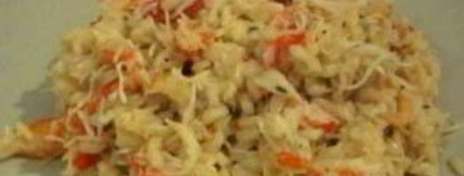 ризотто с крабом. Шаг 15