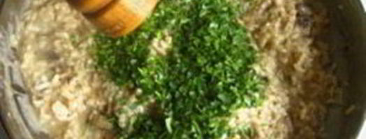 ризотто с курицей и грибами. Шаг 13