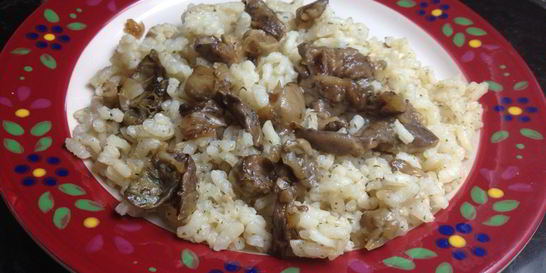 Ризотто с лесными грибами