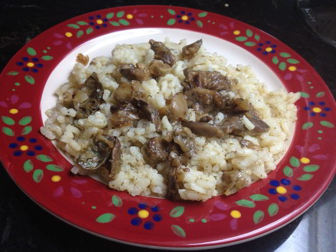 Рецепт ризотто с лесными грибами