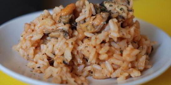 Ризотто с морепродуктами