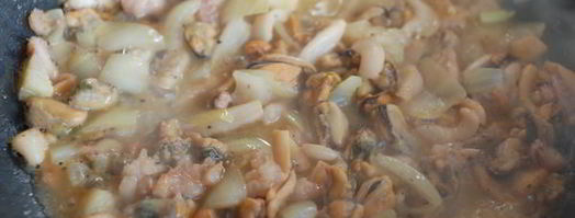 ризотто с морепродуктами. Шаг 3