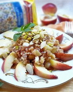 Ризотто с нектаринами