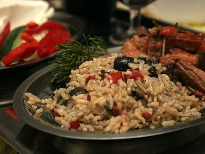 Рецепт ризотто с овощами