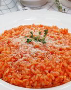 Ризотто с печеным болгарским перцем