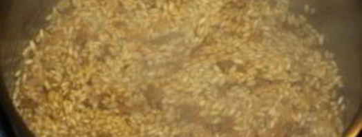 ризотто с сушеными белыми грибами. Шаг 3