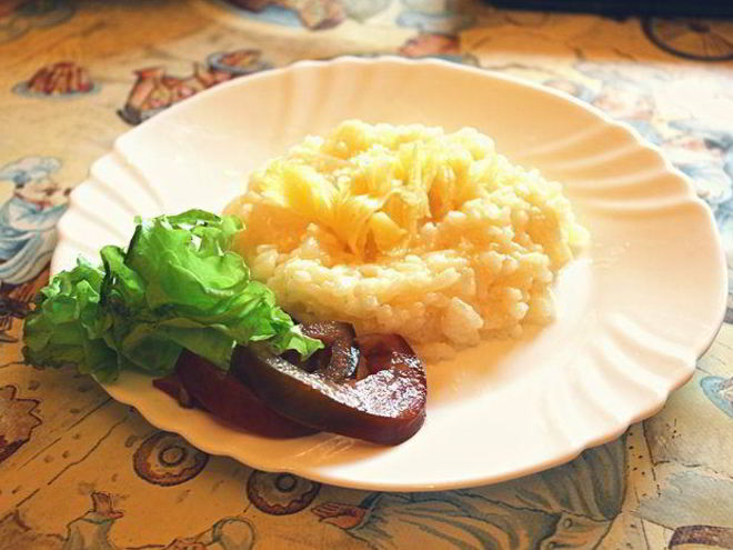 Рецепт ризотто с сыром и грушей