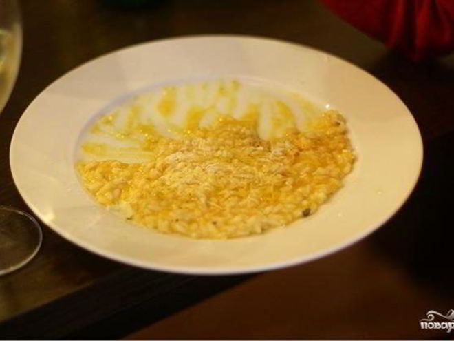 Рецепт ризотто с тыквой