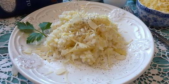 Ризотто с яблоком
