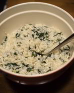 Ризотто со шпинатом