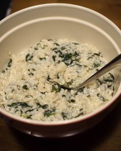 Ризотто со шпинатом