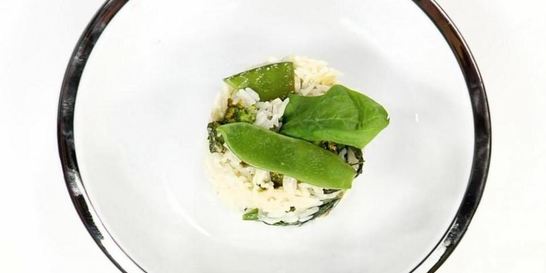 Зеленое ризотто