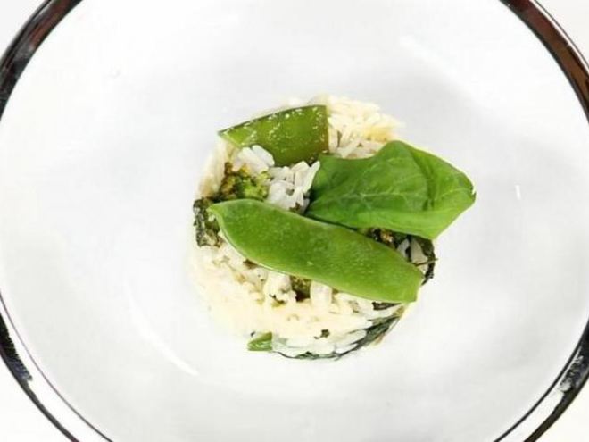 Рецепт зеленого ризотто